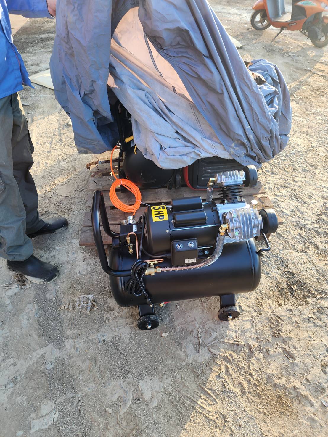 E大發電機 5HP 空壓機