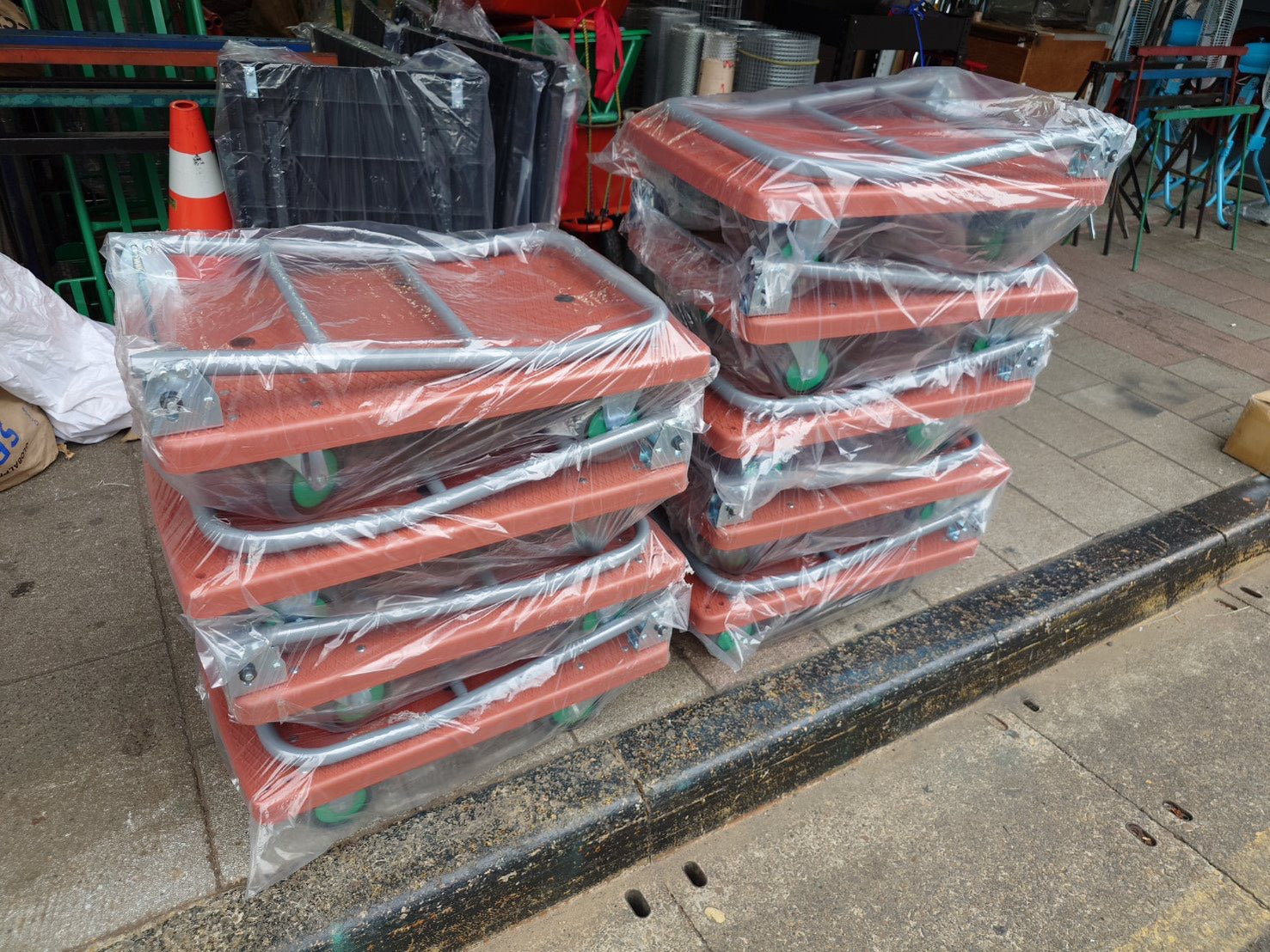 E大發電機  300公斤 手推車 平板推車 (桃園地區)